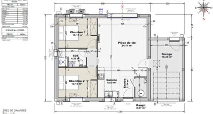 Modèle Start 60m² - 2CH - garage accolé 39183-9811modele620240628pvvMX.jpeg - BERMAX Construction