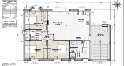 Modèle Start 80m² - 3CH - garage accolé 39200-9811modele620240701wJxzS.jpeg - BERMAX Construction