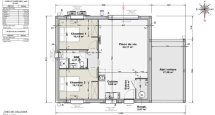 Modèle Start 60m² - 2CH - carport 39425-9811modele920240801G5tRd.jpeg - BERMAX Construction