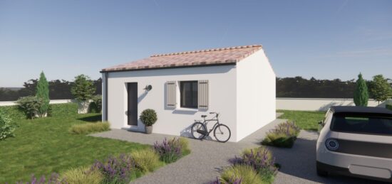 Maison neuve à Mornac, Nouvelle-Aquitaine